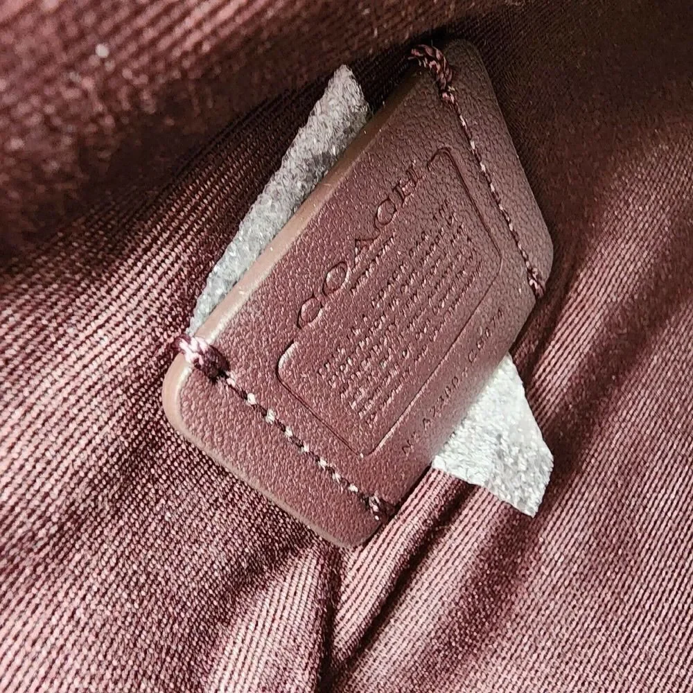 NWT Coach CB874 Lacey Crossbody In Signature Canvas Chalk Mist Purple